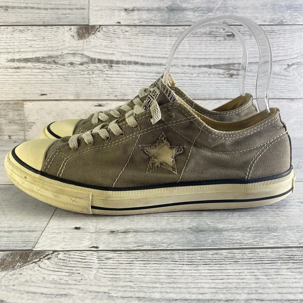 Converse Shoes Womens 9.5 Gray Chuck Taylor All Star Canvas Sneakers Casual Nice
